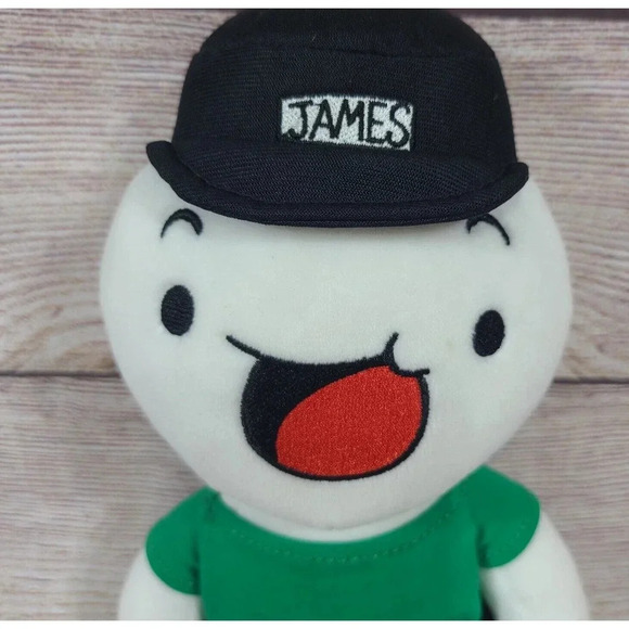 The Odd 1s Out Plush Subway James Ploosh Stuffed Animal White Green Black 10" - Picture 2 of 5